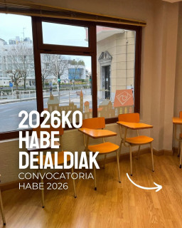 📢 Argitaratu dira 2025-2026 ikasturteko azterketen deialdiak! ✍️📖

Xehetasun guztiak ikusteko, bisitatu gure webgunea:
https://legazpi6.eus/2026eko-habe-deialdia/

Bestela, jar zaitez gurekin harremanetan, pozik lagunduko dizugu 😉

💻 Webgunea: legazpi6.eus
📍 ANTIGUO: Guridi Maisua z/g, 20008, Donostia
📍 ALDE ZAHARRA: Kanpandegi, 1 20003, Donostia

📞 943 219 907

#euskara #euskaltegia #donostiaeuskaraz #legazpi6 #HABE2026